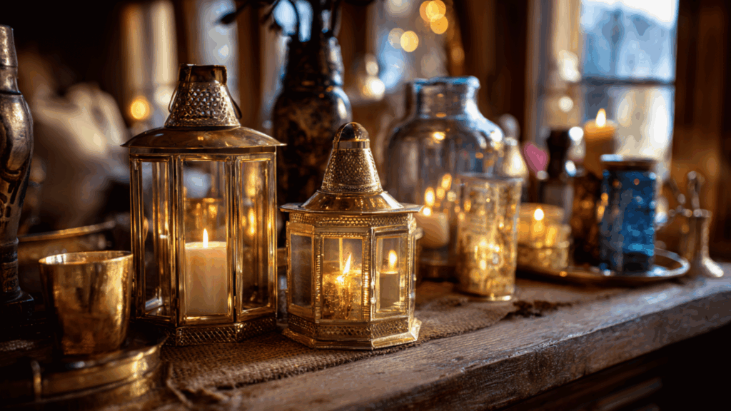 add soft candlelight