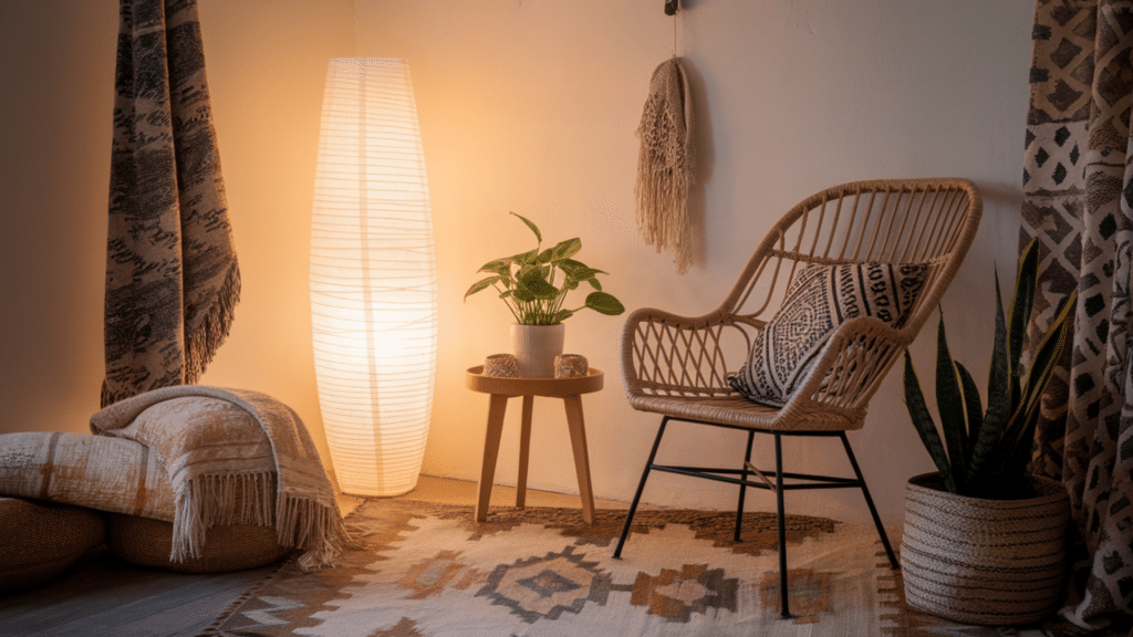 add soft floor lamps