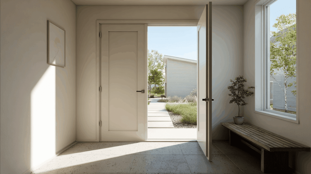 back and side entry doors