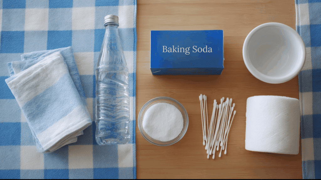 baking soda paste method