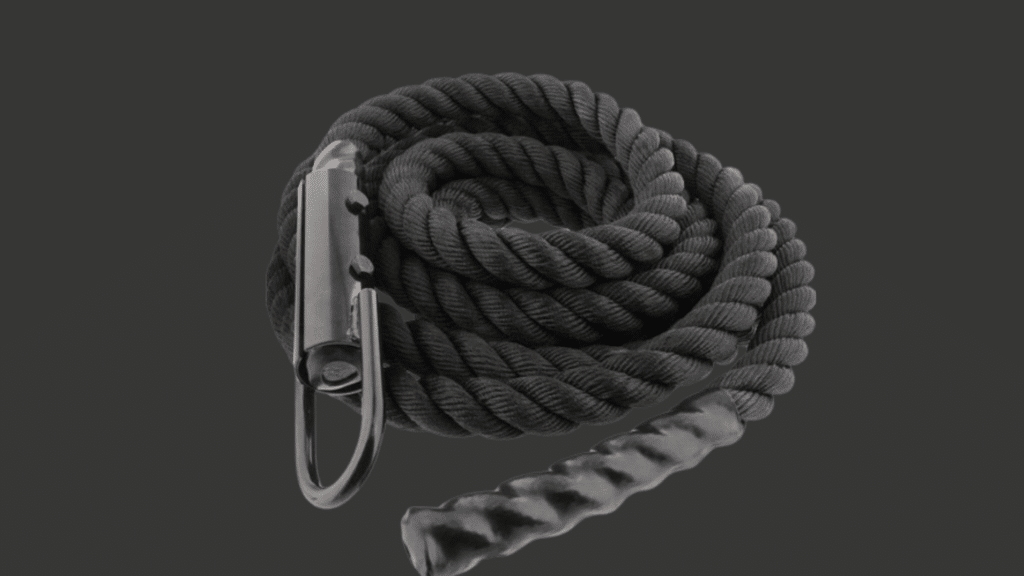 battle ropes from climbing rope