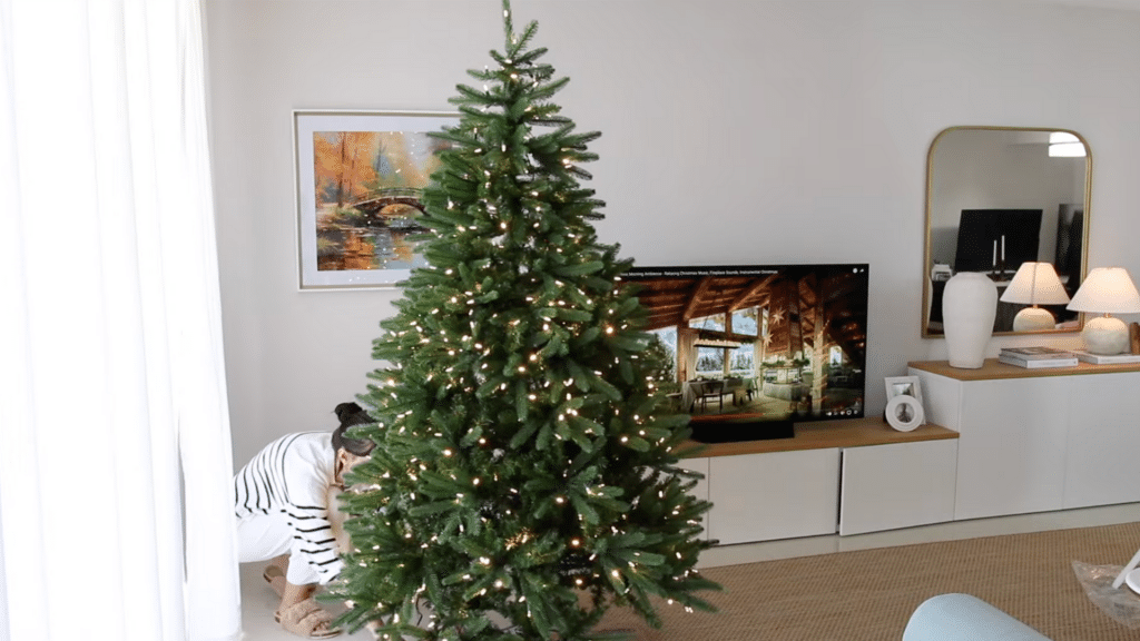 before you start fluff and add lights