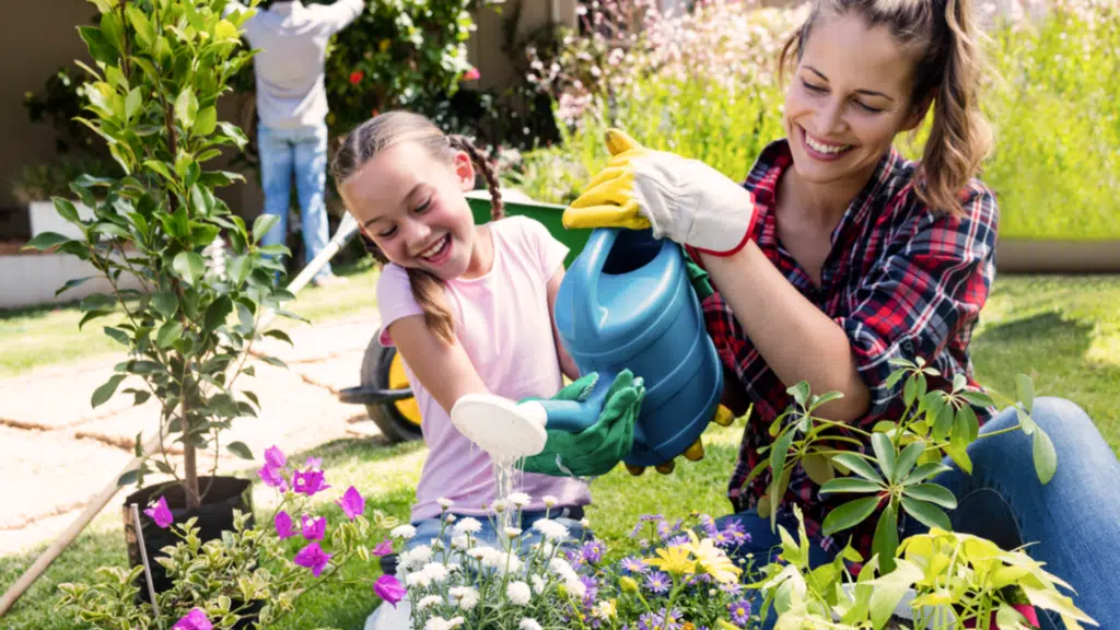 best time to water garden