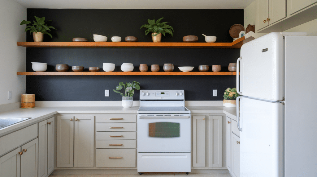 black or charcoal wall