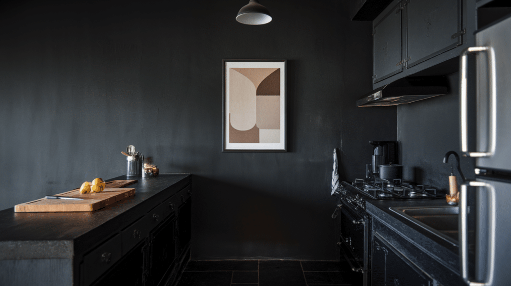 choose simple art or decor