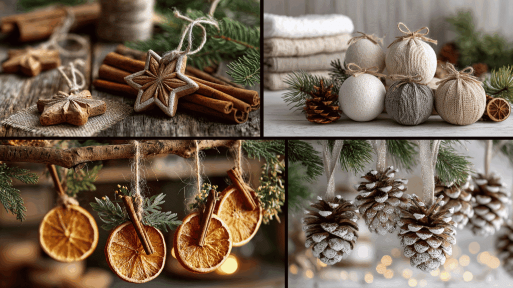 classic and cozy diy christmas ornaments