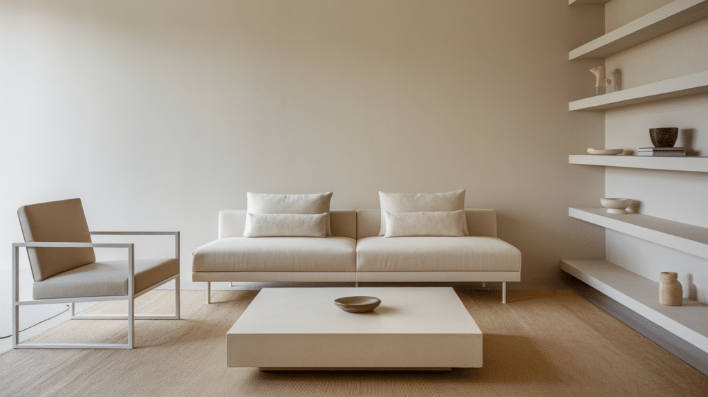 clean lines and simple shapes