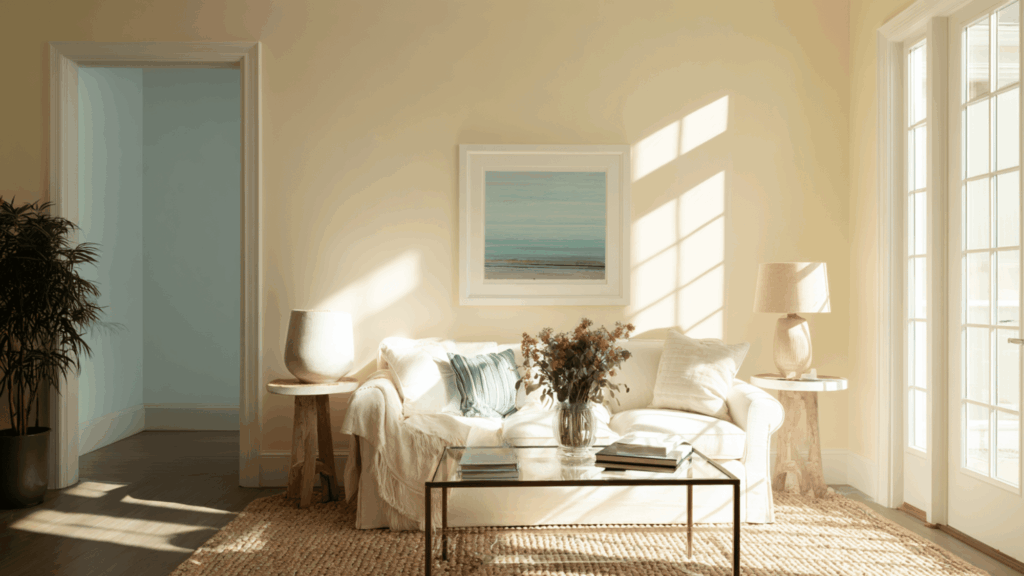 cloud white benjamin moore in different lighting conditions