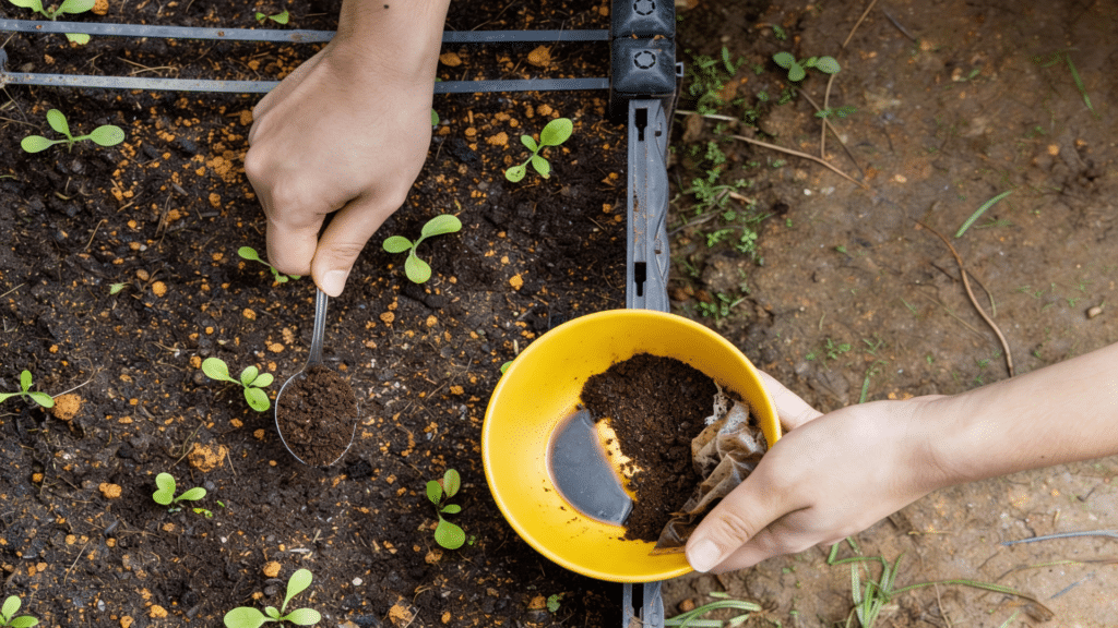 coffee grounds good for plants
