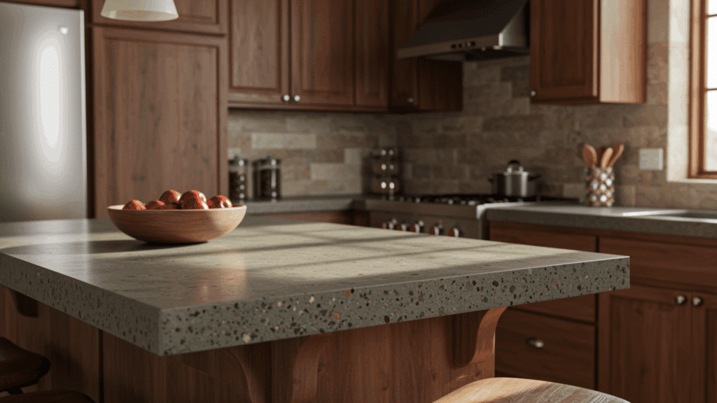 concrete countertop aggregates