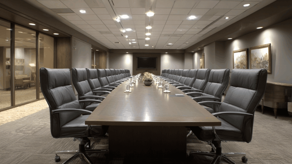 conference table dimensions by room size