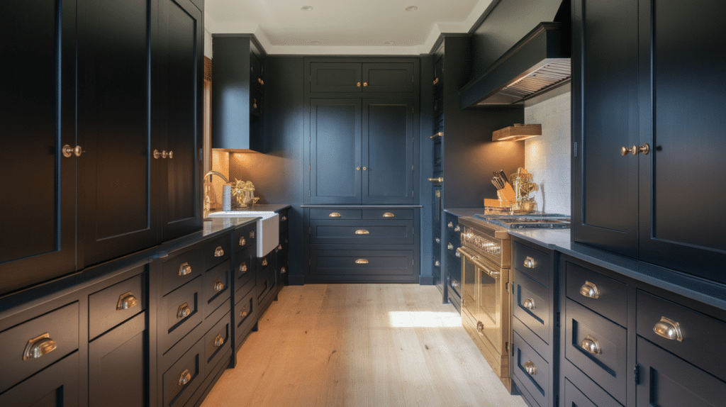 dark cabinets