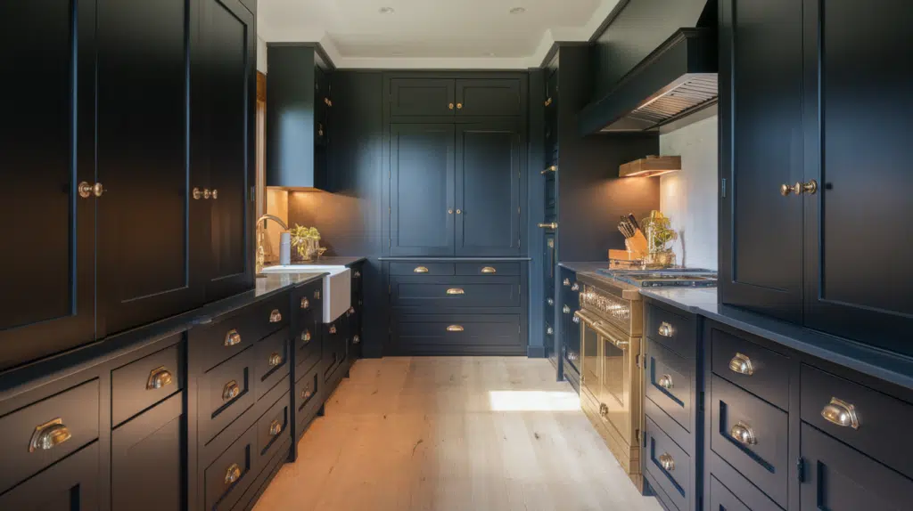 dark cabinets