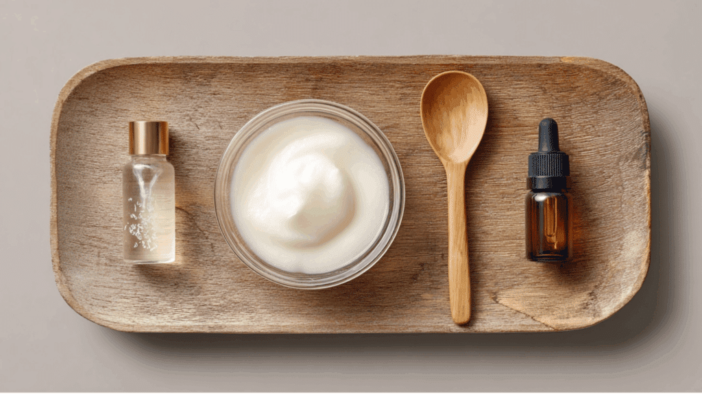 dish soap and glycerin paste for stubborn spots