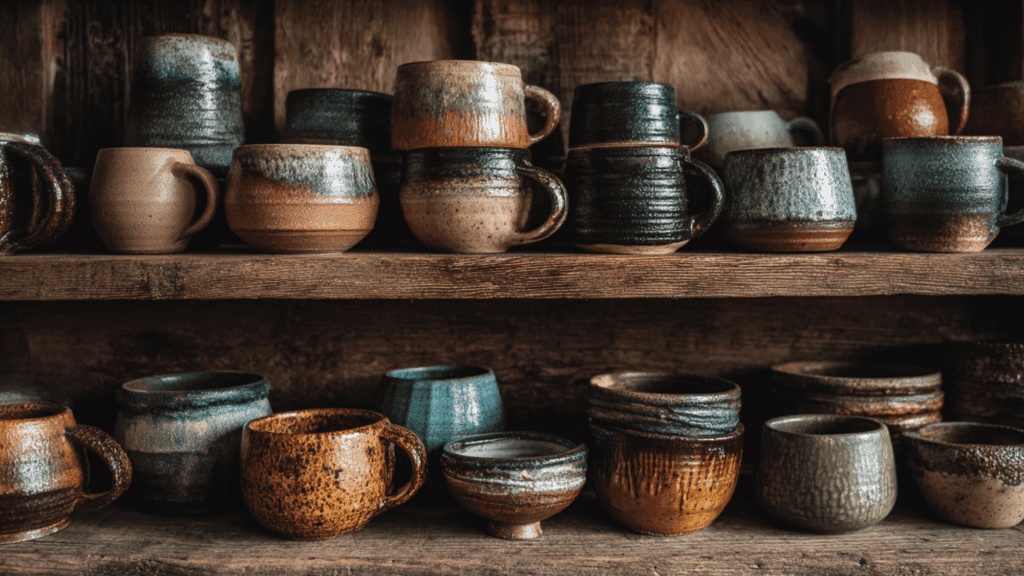 display handmade ceramics