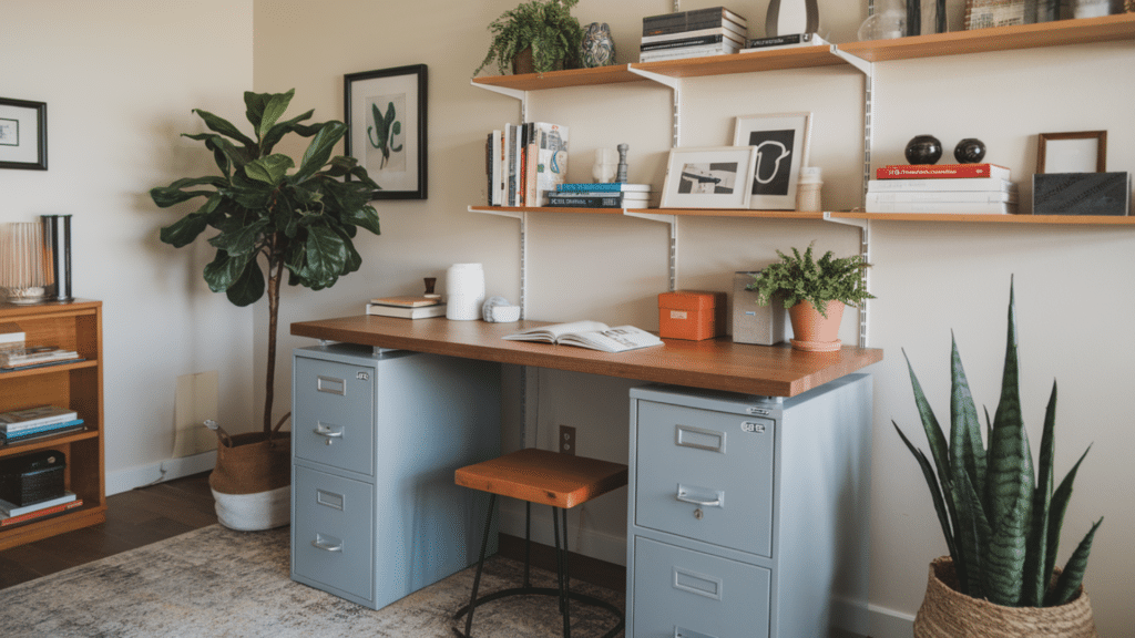 file cabinet desk