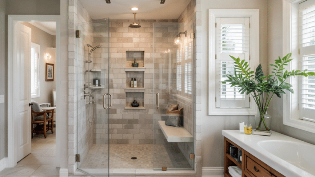 frameless glass shower doors