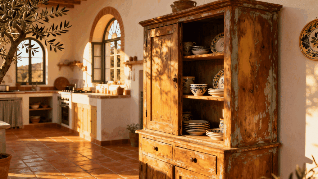 freestanding cupboard display