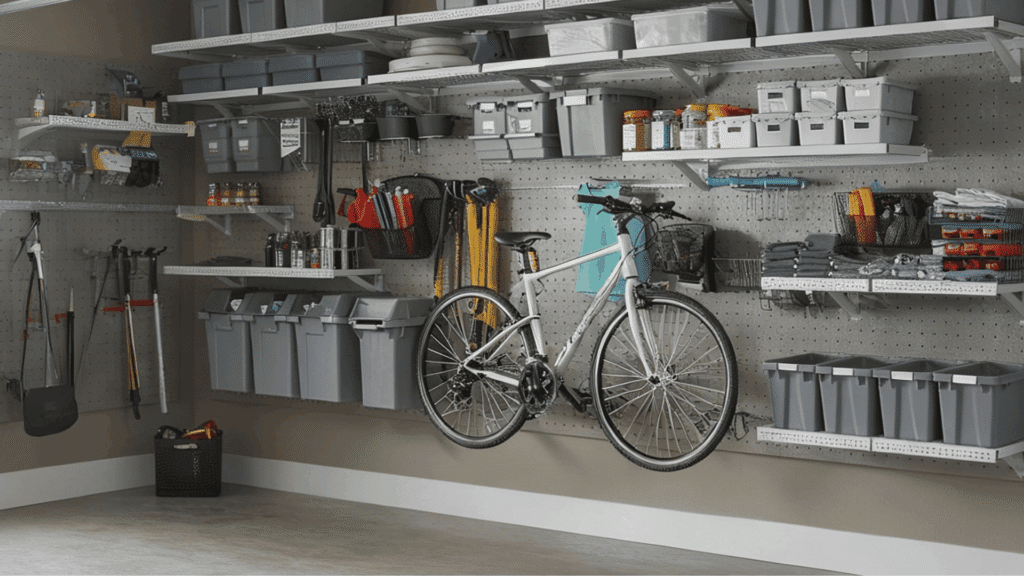 garage storage wall system