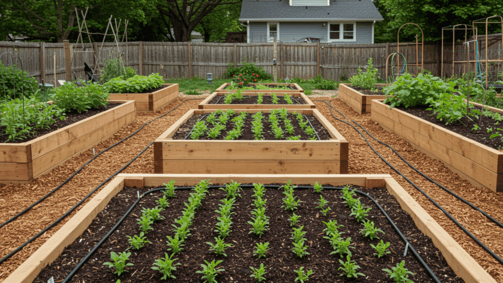 garden raised bed construction
