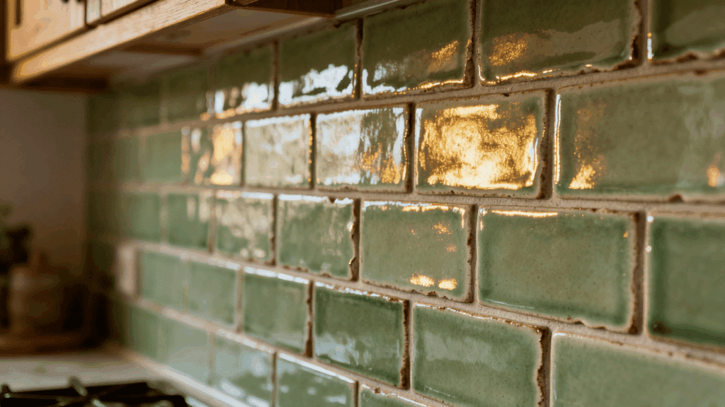 glazed ceramic subway tiles
