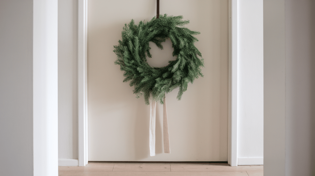 hang a simple wreath