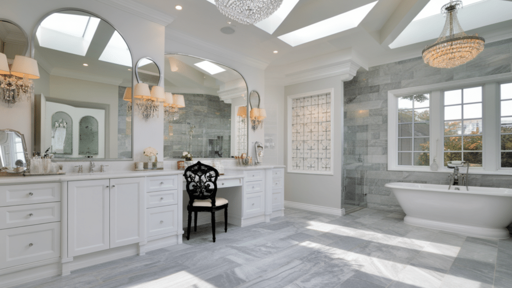 high ceilings or vertical design