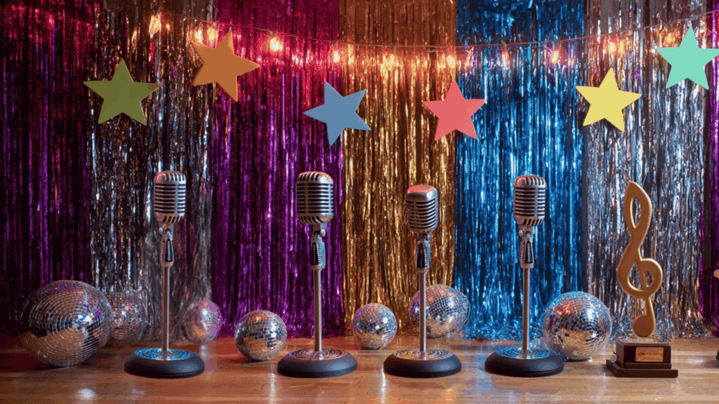 hold a karaoke showdown or dance off challenge