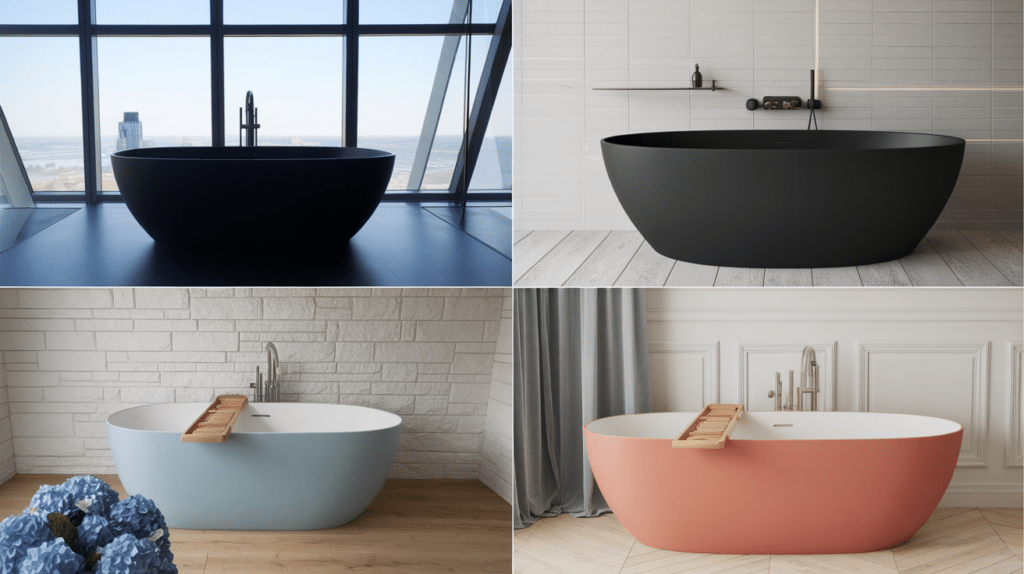 how different bathtub materials compare