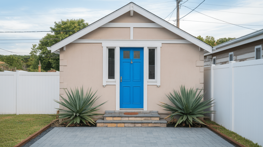 how to paint a metal front door