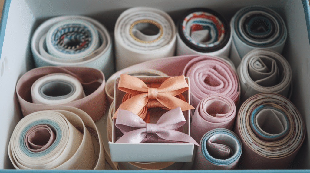 how to store ribbon after christmas