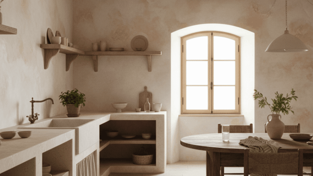 lime wash wall finish