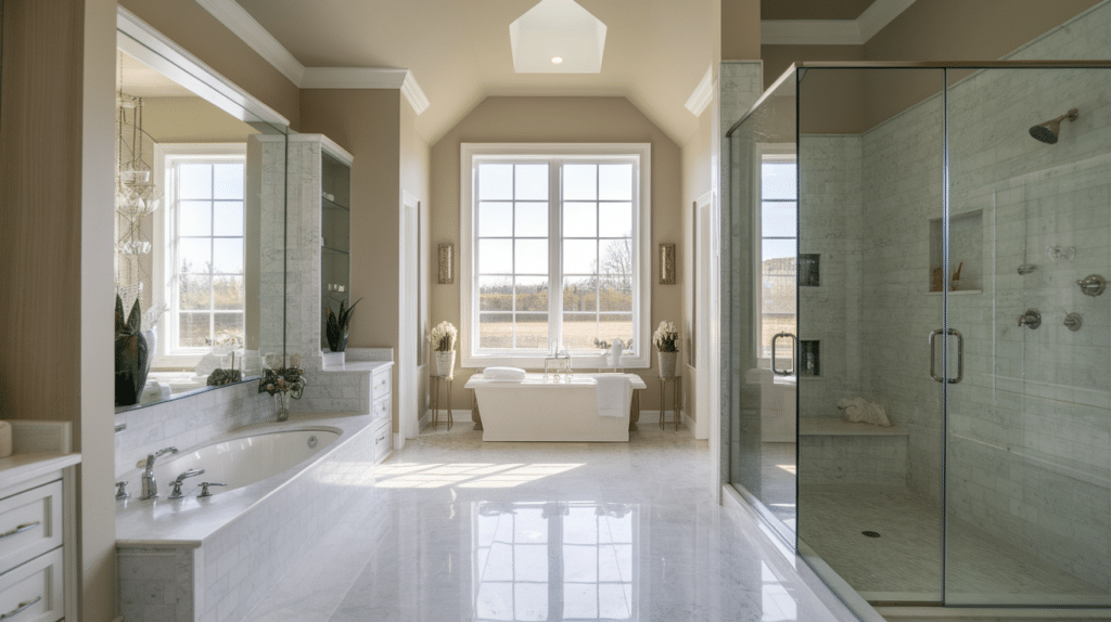 open and airy layout