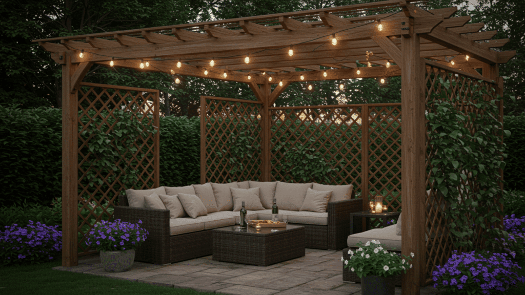 pergola arbor build