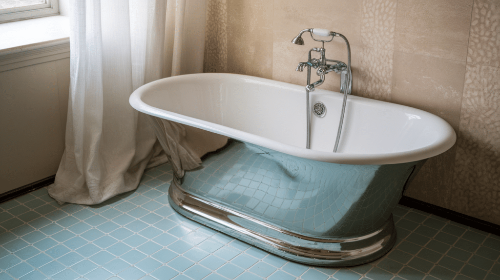 porcelain enameled steel bathtubs