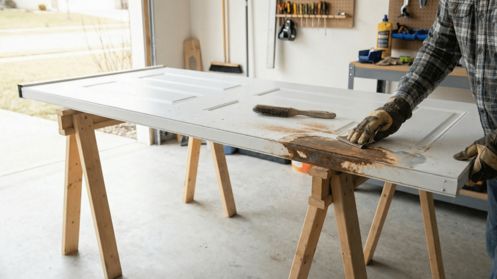 remove old paint and rust