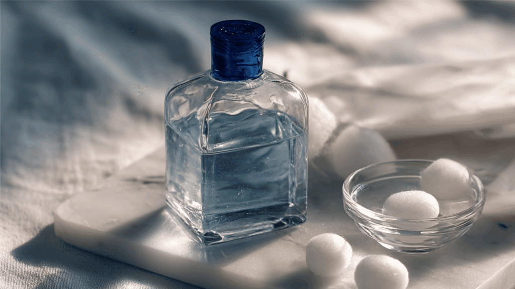 rubbing alcohol for fast ink lifting