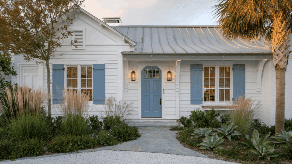 soft white siding gray trim blue accents (1)