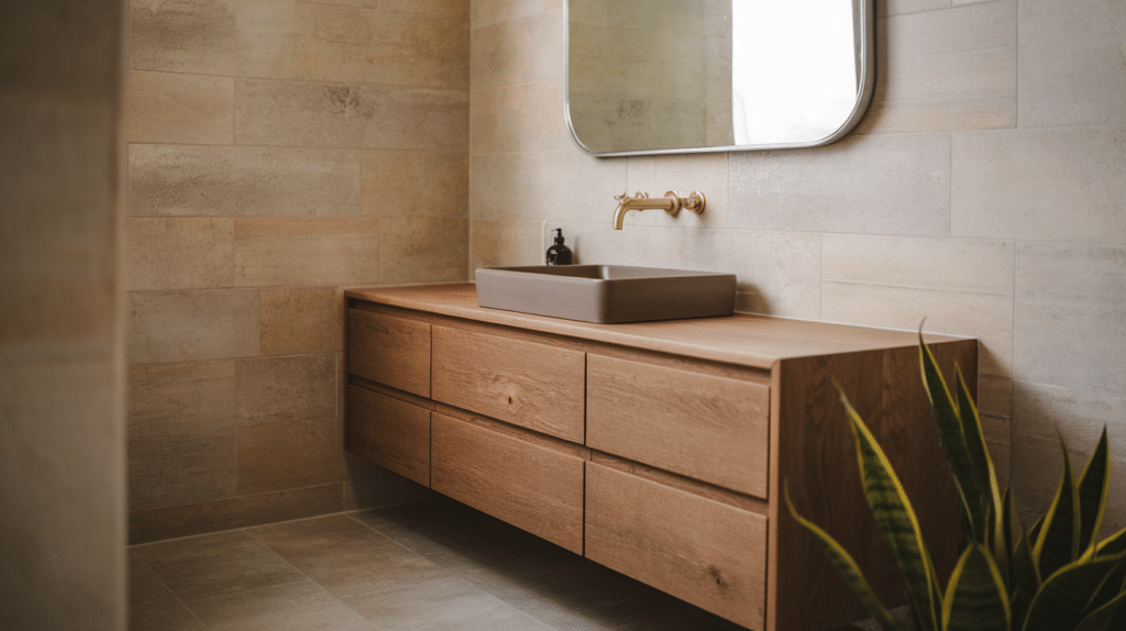 standard countertop height for bathrooms