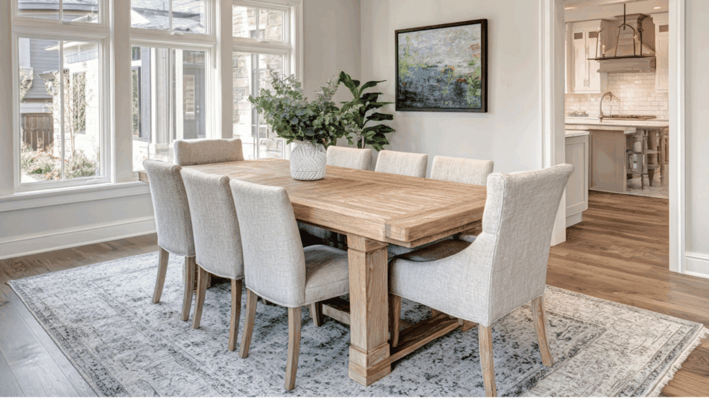 standard dining table dimensions