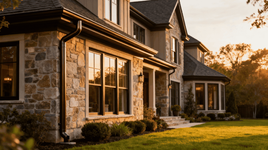 step step instructions measuring gutter size