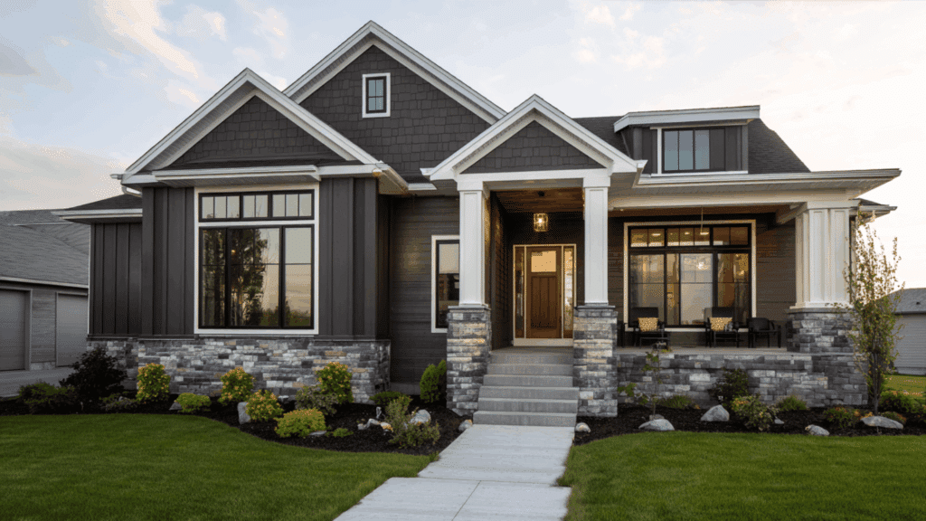 the best urbane bronze exterior coordinating colors