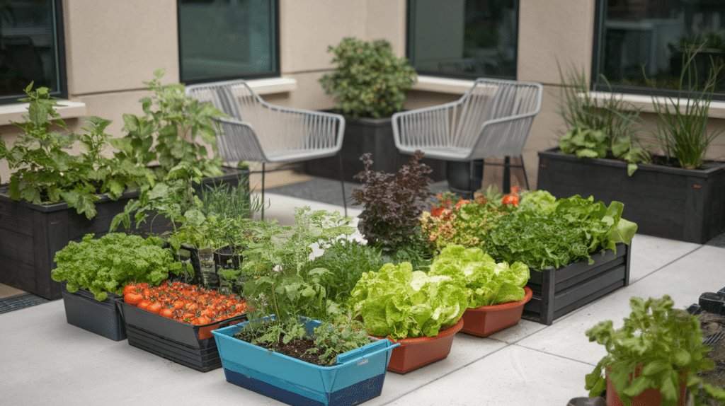 the container layout