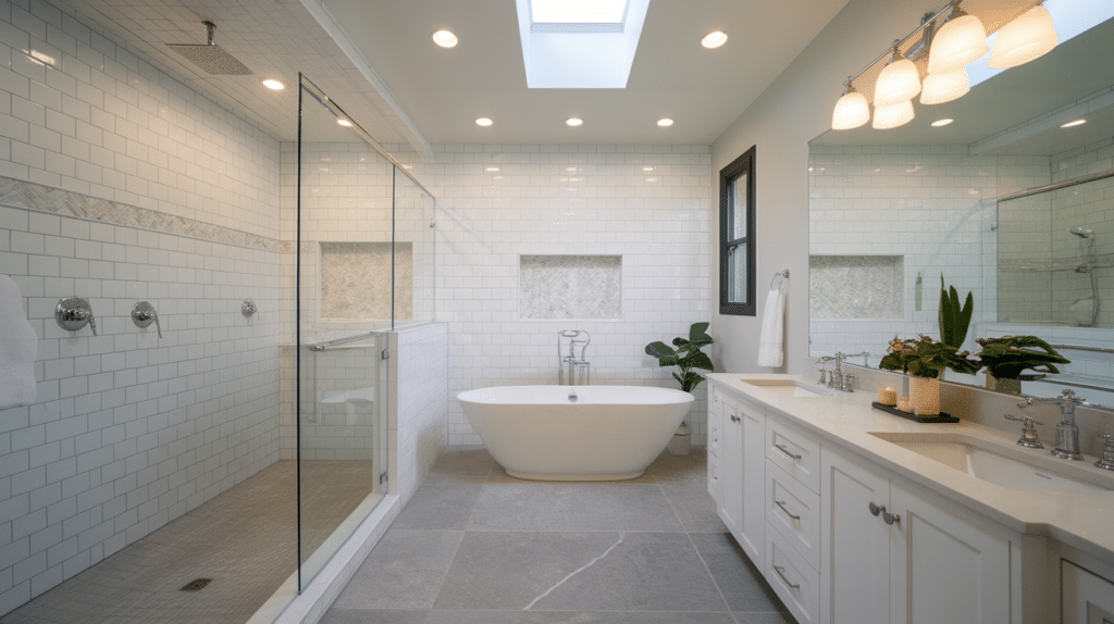 thoughtful mirror placement