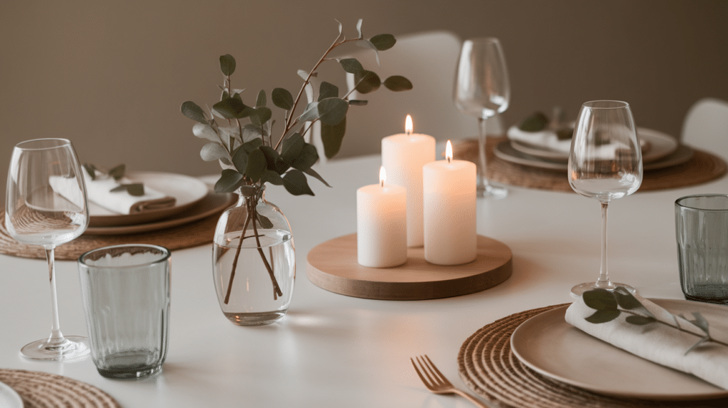 try a single centerpiece