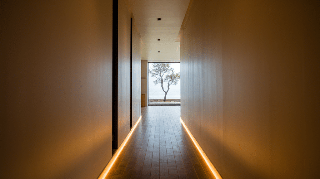 try accent lighting for a soft glow