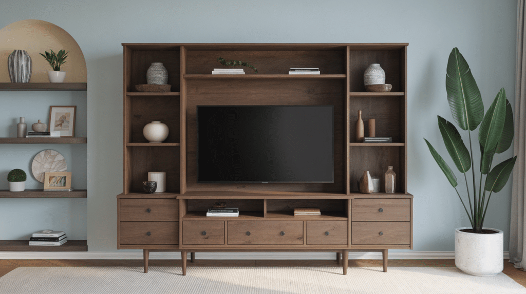 tv or entertainment hutch