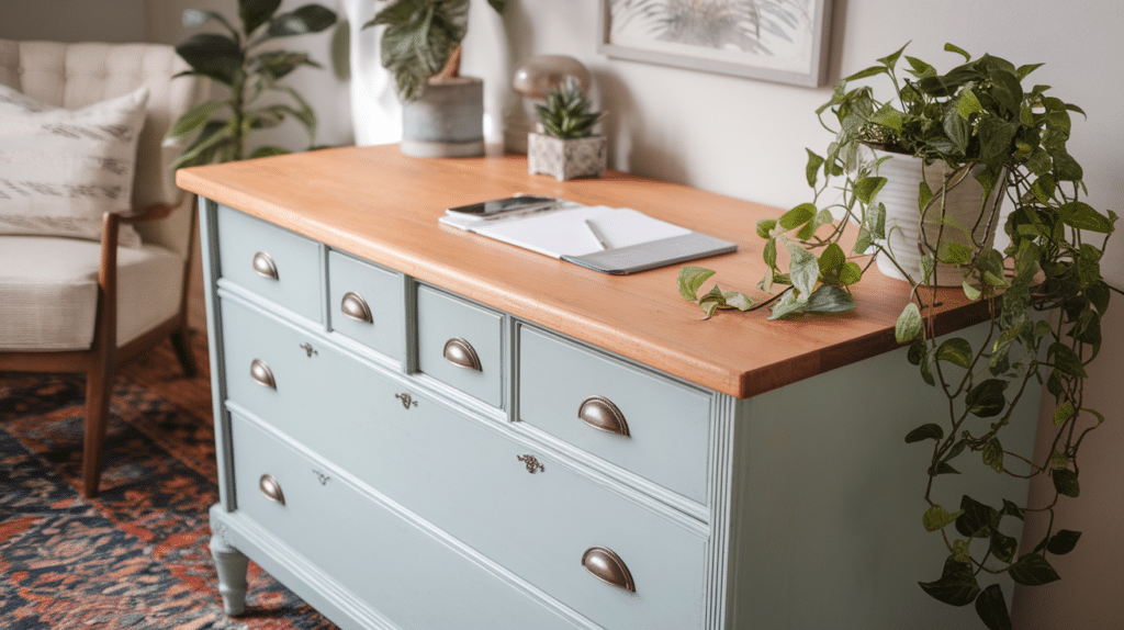 upcycled furniture desk