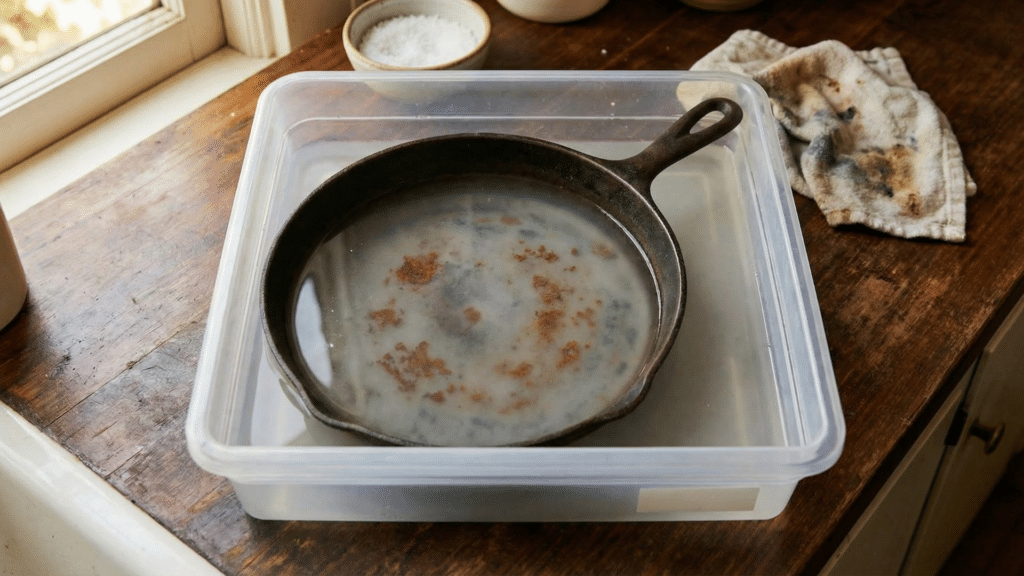 use baking soda or vinegar