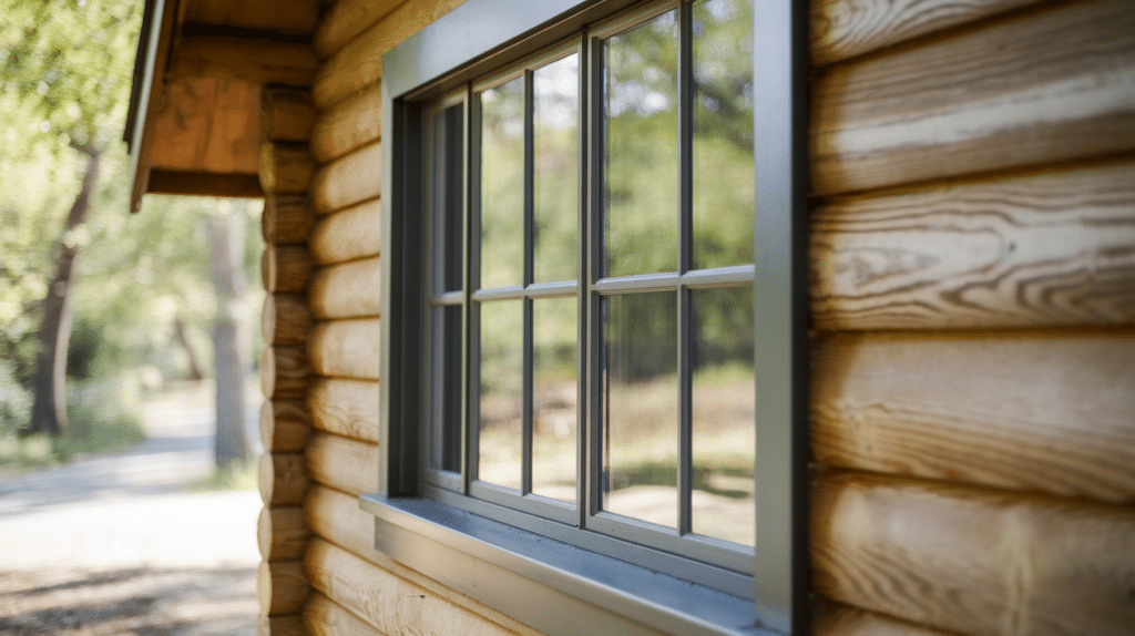 use black trim or metal accents